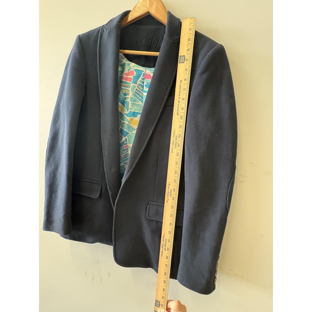 Chubbies Blazer Mens Small Blue Cotton Tropical Lined Casual Sport Coat Summer - Picture 6 of 6